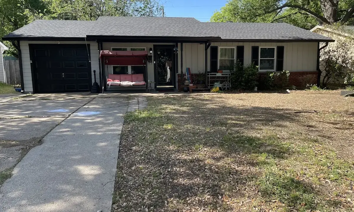 Asphalt Shingle Roof Repair crew at work on a residential roof in Lake Wylie